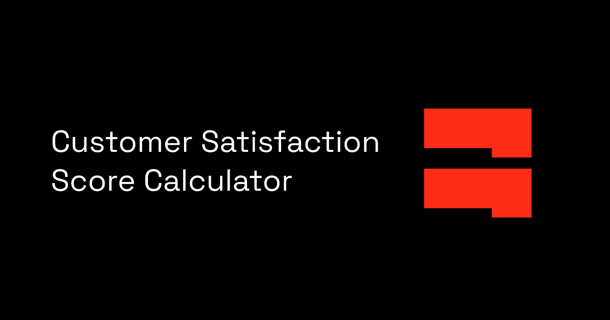 Customer Satisfaction Score Calculator